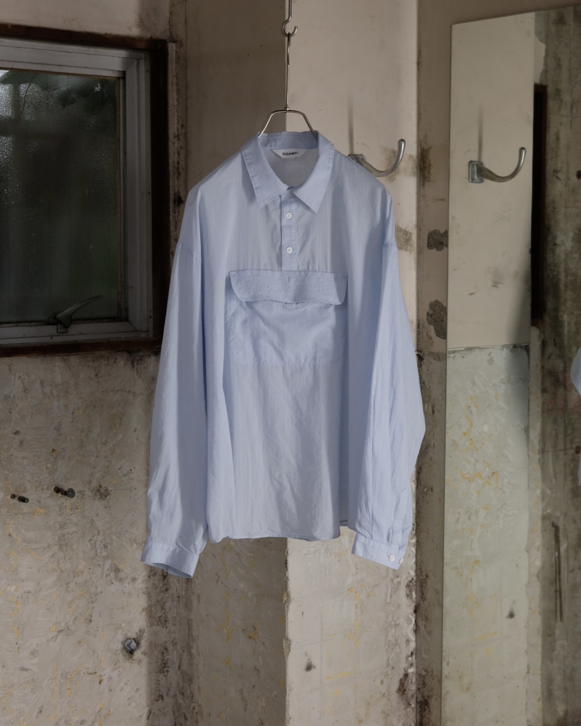DIGAWEL / Center Pocket P/O Shirt