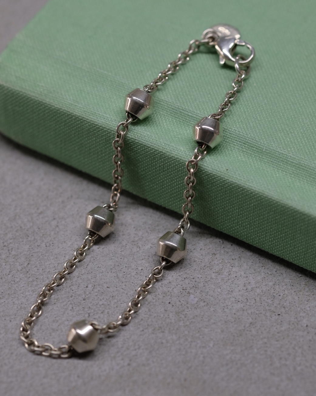 "Old Tiffany" Barrel Beads Bracelet