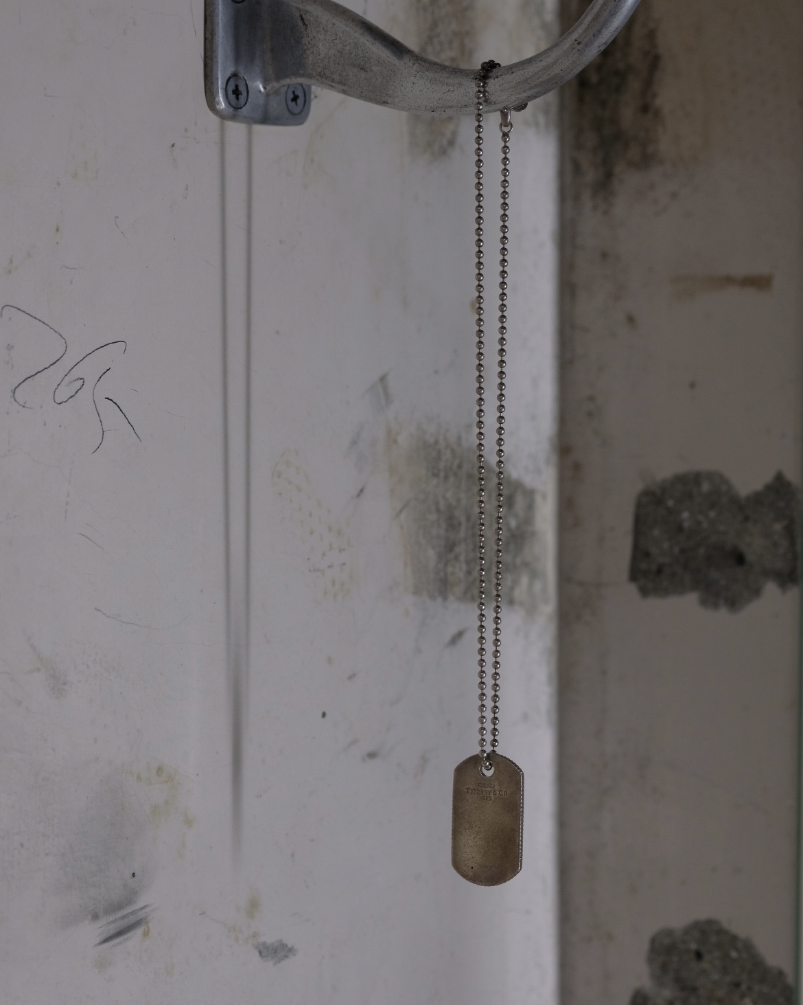 "Old Tiffany" Dog Tag Necklace